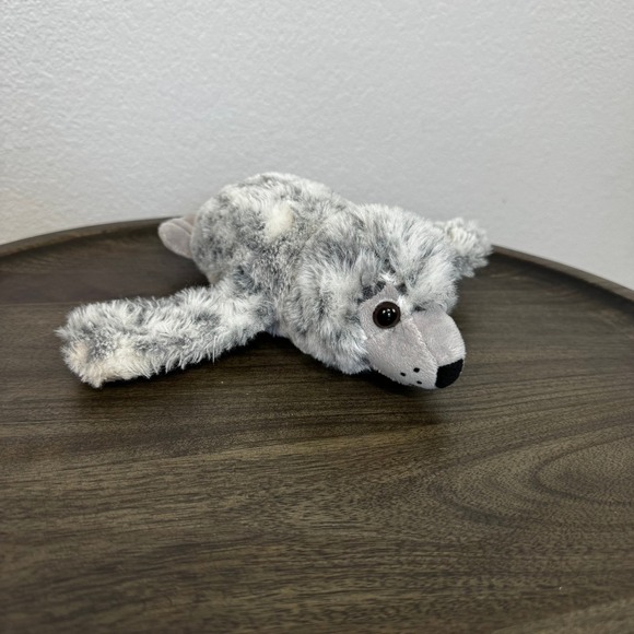Wild Republic Seal Slap Bracelet Plush Stuffed Animal Gray Spotted Toy Soft - Picture 1 of 9
